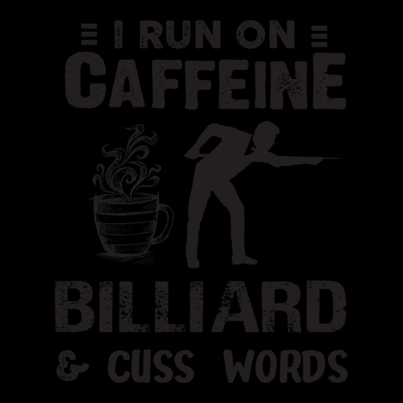 I Run On Caffeine Billiard And Cuss Words Cropped Sweater by henyelleetchc | Artistshot