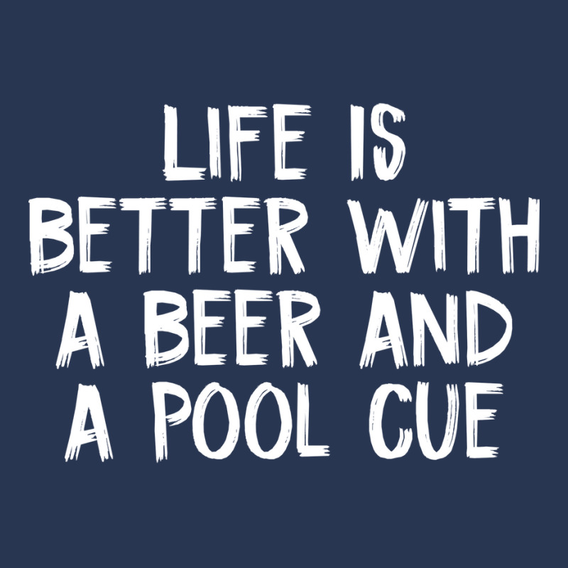 Life Is Better With A Beer And A Pool Cue Men Denim Jacket | Artistshot