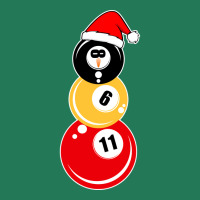 Snowman Face Christmas Billiard Team Ladies Fitted T-shirt | Artistshot