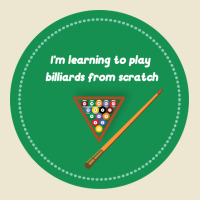 Im Learning To Play Billiards From Scratch Pool Pl Cropped Hoodie | Artistshot