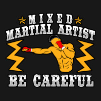 Mixed Martial Artist Be Careful Girl Flannel Shirt | Artistshot