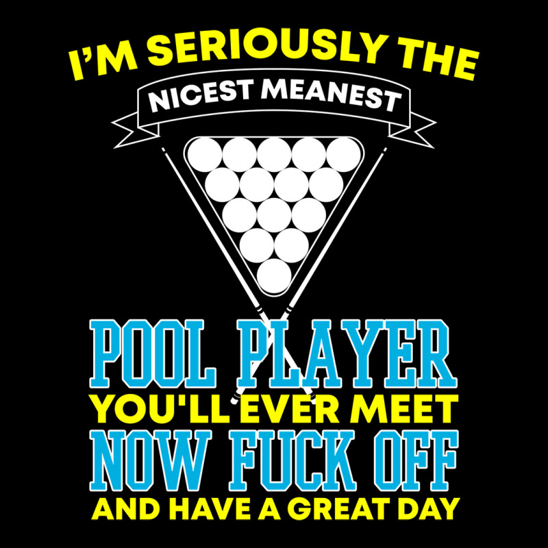 The Nicest Meanest Pool Player Maternity Scoop Neck T-shirt by sliwkahedden7 | Artistshot