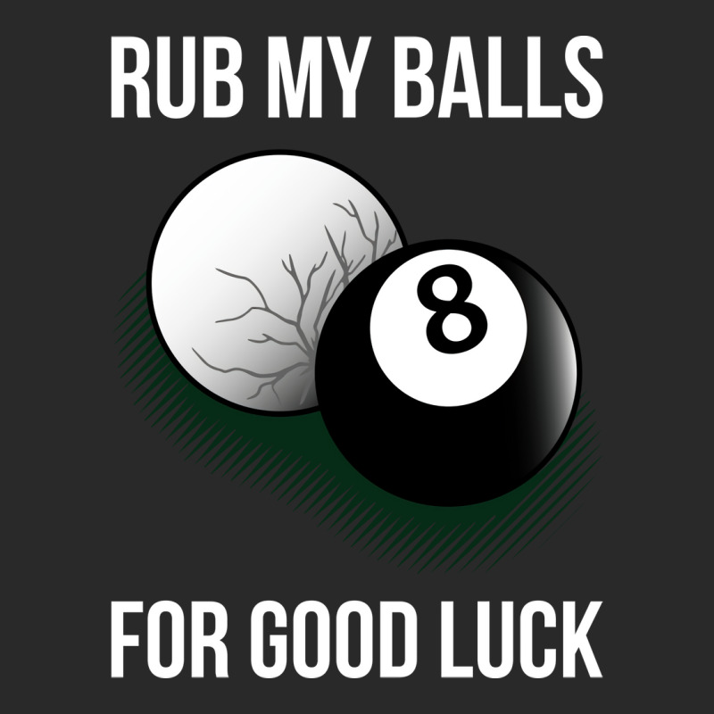 Rub My Balls For Good Luck Funny Billiards Gift 2 Printed hat by henyelleetchc | Artistshot