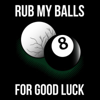 Rub My Balls For Good Luck Funny Billiards Gift 2 Kids Cap | Artistshot