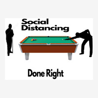 Social Distance Done Right Scorecard Crop Tee | Artistshot