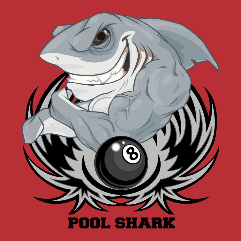 Pool Billiards Gray Great White Toon 8 Ball Graphi T-shirt | Artistshot