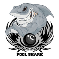 Pool Billiards Gray Great White Toon 8 Ball Graphi 3/4 Sleeve Shirt | Artistshot