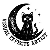 Visual Effects Artist Magical Cat On Moon Design 3/4 Sleeve Shirt | Artistshot