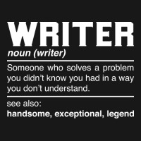 Writer Definition Design Author Columnist Novelist Flannel Shirt | Artistshot