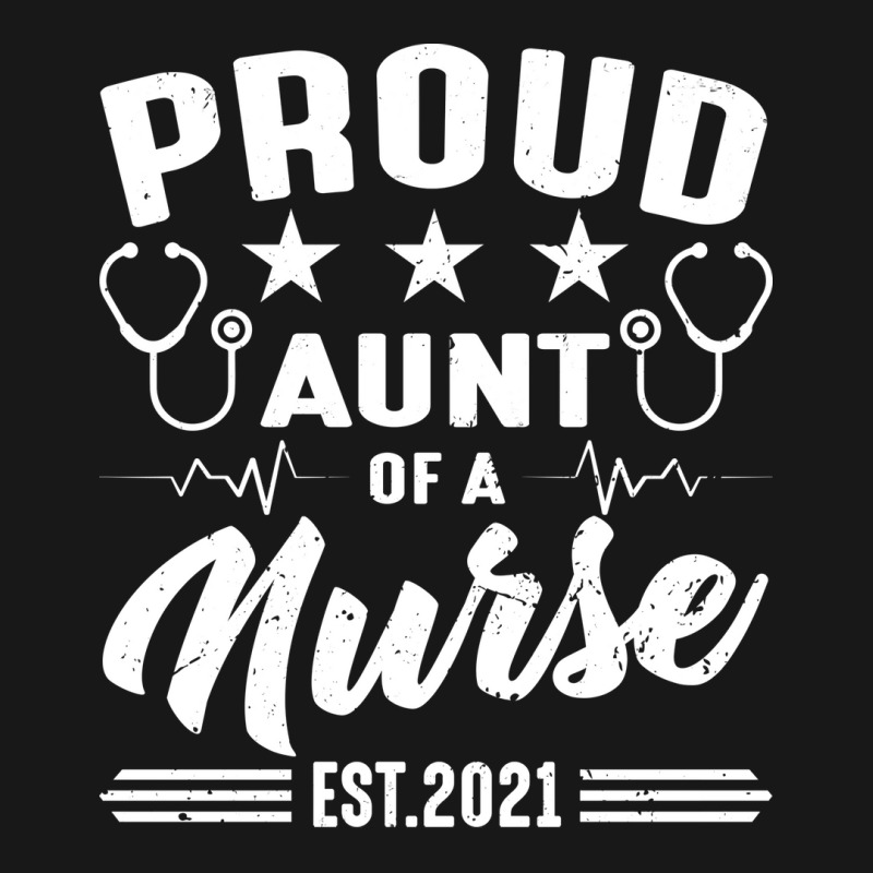 Proud Aunt Of A Nurse Est2021 Retro Flannel Shirt | Artistshot