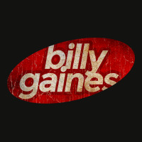 Billy Gaines Simple Red Elips Vintage Scorecard Crop Tee | Artistshot