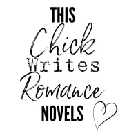 This Chick Writes Romance Novels Nostalgia Maternity Scoop Neck T-shirt | Artistshot