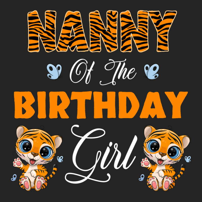 Leopard Tiger Nanny Of The Birthday Girl Boy 3/4 Sleeve Shirt by yazmiiciv0 | Artistshot