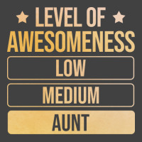 Auntie Level Of Awesomeness Aunt Funny Vintage T-shirt | Artistshot