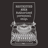 Funny Writer Author Novelist Authorised Personnel Racerback Tank | Artistshot