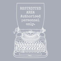 Funny Writer Author Novelist Authorised Personnel Tank Dress | Artistshot