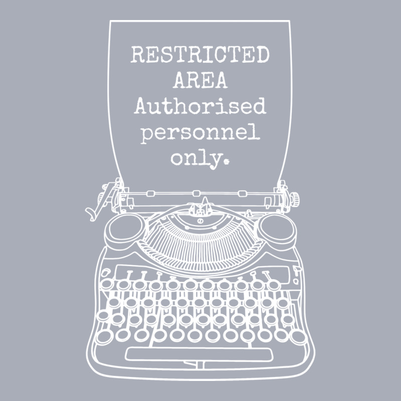 Funny Writer Author Novelist Authorised Personnel Tank Dress by kromahbobdez | Artistshot