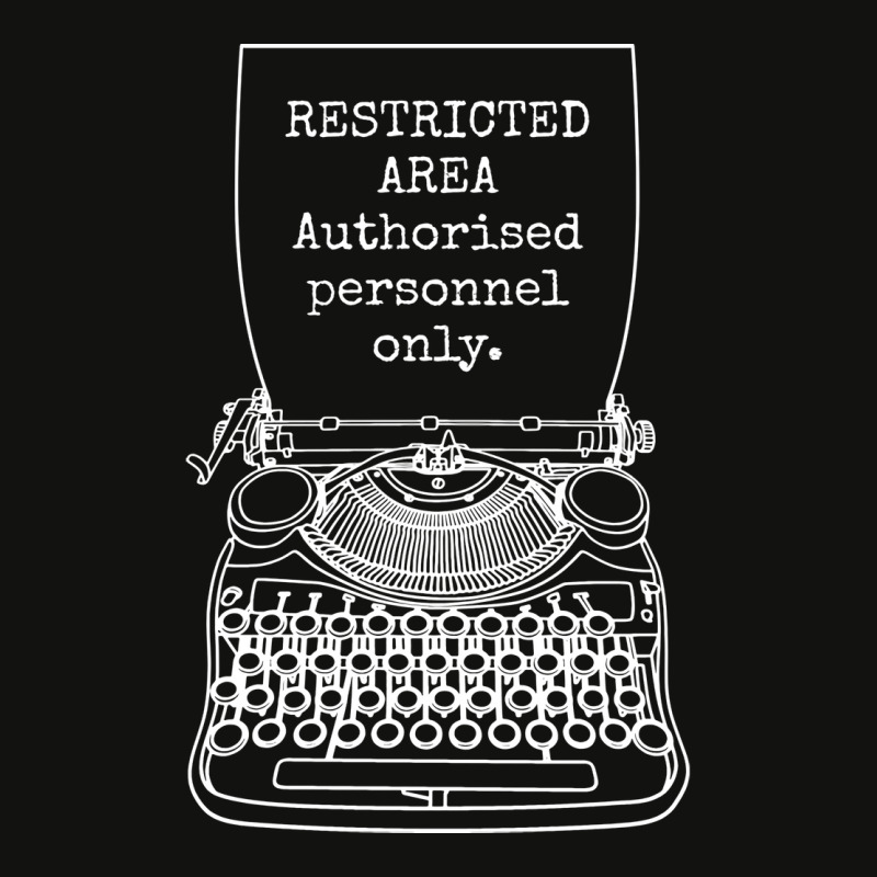 Funny Writer Author Novelist Authorised Personnel Scorecard Crop Tee by kromahbobdez | Artistshot