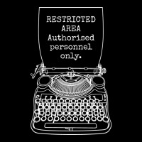 Funny Writer Author Novelist Authorised Personnel Cropped Sweater | Artistshot