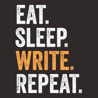 Eat Sleep Write Repeat Funny Author Music Racerback Tank | Artistshot