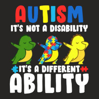 It's Not A Disability Ability Autism Dinosaur Ladies Fitted T-shirt | Artistshot