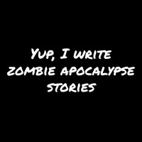 Yup I Write Zombie Apocalypse Stories Love Kids Cap | Artistshot