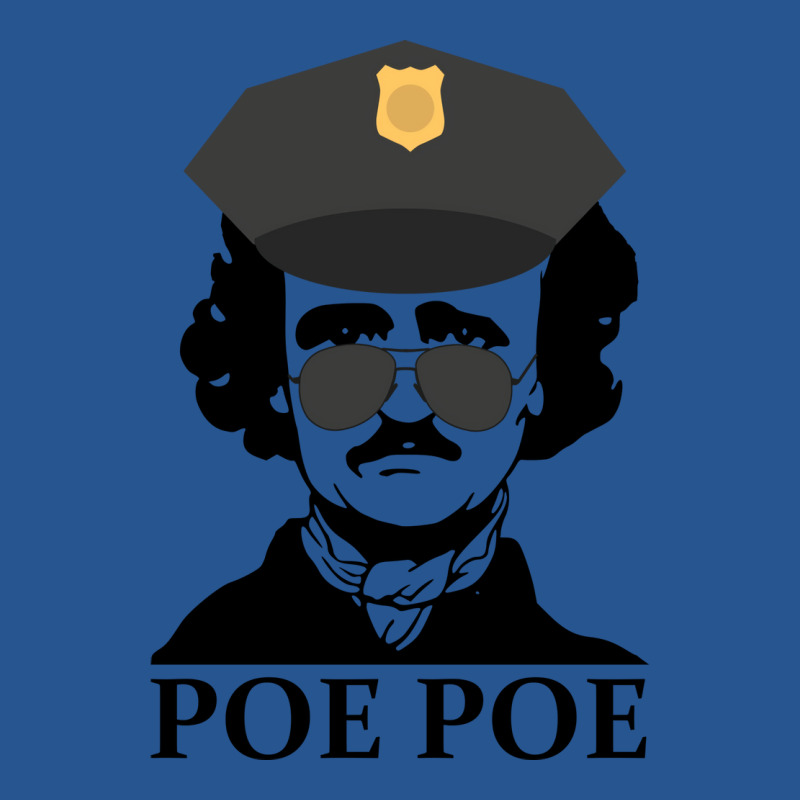 Poe Poe Police Funny Edgar Allan Poe Author Tumblr Ladies Fitted T-Shirt by narailaiboudb | Artistshot