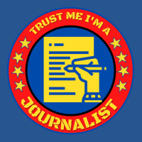 Trust Me Im A Journalist Hipster Ladies Fitted T-shirt | Artistshot