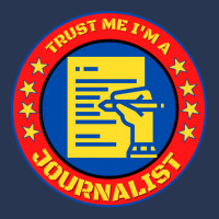 Trust Me Im A Journalist Hipster Ladies Denim Jacket | Artistshot