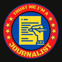 Trust Me Im A Journalist Hipster Scorecard Crop Tee | Artistshot