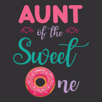 Aunt Of The Sweet One Donut Cake Happy Me Uncle Ni Vintage Hoodie And Short Set | Artistshot