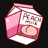 Peach Milk Carton Baby Bibs | Artistshot