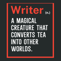 Writer A Magical Creature That Converts Tea Into O Women's Triblend Scoop T-shirt | Artistshot