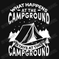 Campers Campfire Oval Patch | Artistshot