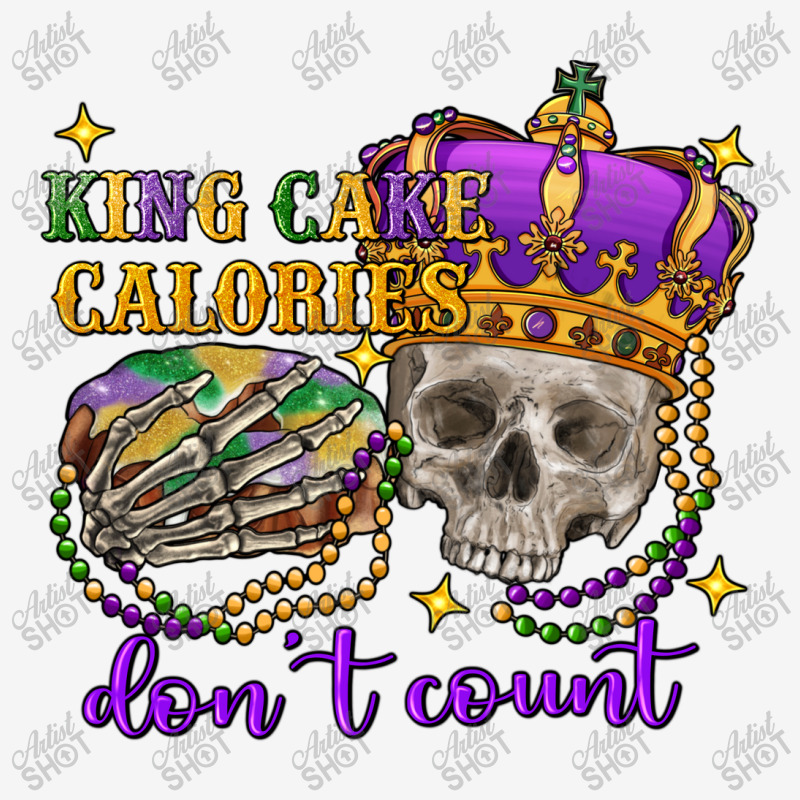 King Cake Calories Don't Count Skull Holiday Stocking | Artistshot