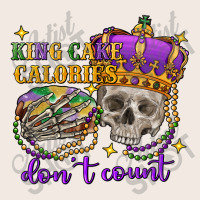 King Cake Calories Don't Count Skull Duffel Bag | Artistshot