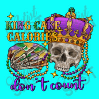 King Cake Calories Don't Count Skull Throw Pillow | Artistshot