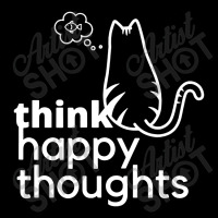 Think Happy Thoughts Cute Cat Youth Sweatshirt | Artistshot