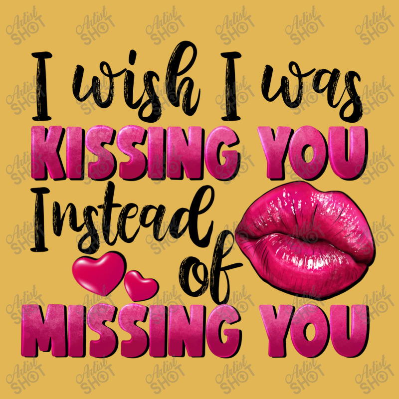 I Wish I Was Kissing You Instead Of Missing You Vintage Hoodie And Short Set by FaDigitalArtStudio | Artistshot