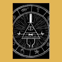 Gravity Falls Bill Cipher   White On Black Vintage Hoodie And Short Set | Artistshot