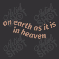 On Earth As It Is In Heaven Throw Pillow Vintage Hoodie | Artistshot