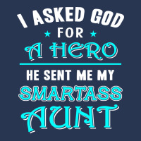 God Sent Me A Hero Smartass Aunt Cool Men Denim Jacket | Artistshot