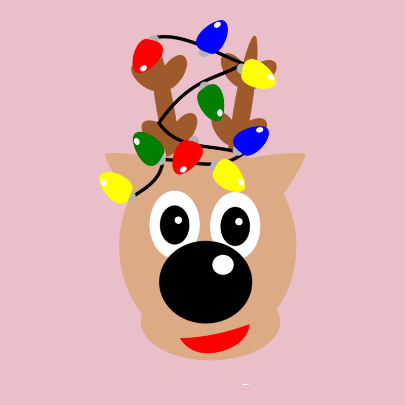 Cute Christmas Reindeer With Christmas Lights Desi Adjustable Cap by ghittibuculb | Artistshot