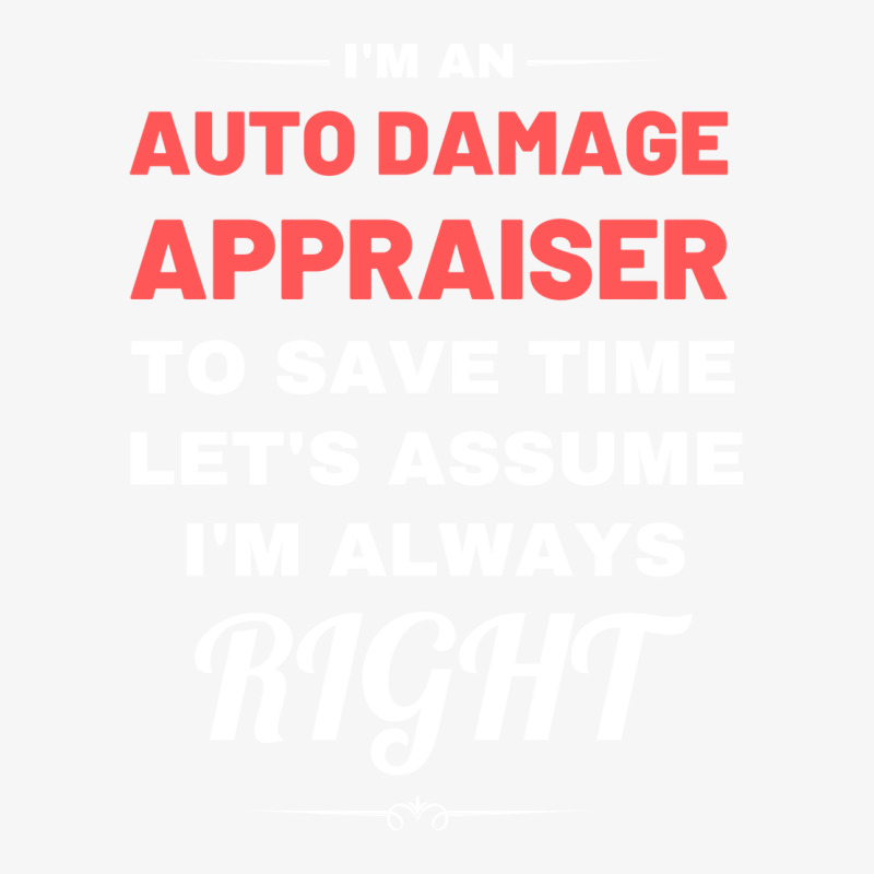 Im An Auto Damage Appraiser To Save Time Lets Assu Ladies Fitted T-Shirt by knitramurmann | Artistshot