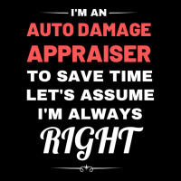 Im An Auto Damage Appraiser To Save Time Lets Assu Cropped Hoodie | Artistshot