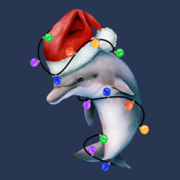 Dolphin Christmas  Cozy Dolphin T  Christmas Light Men Denim Jacket | Artistshot