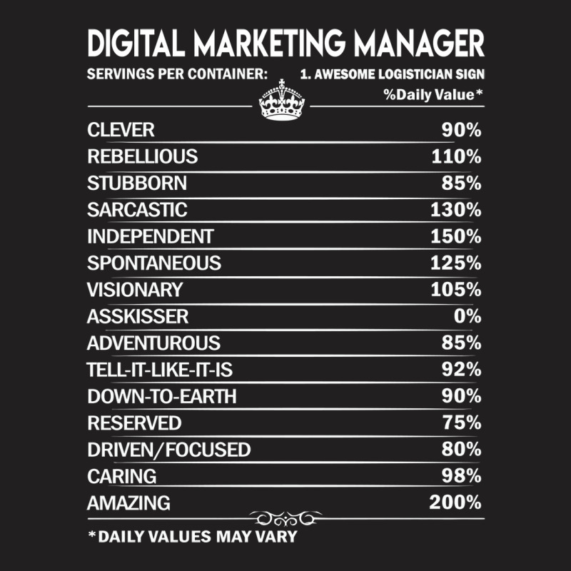 Digital Marketing Manager T  Digital Marketing Man T-shirt | Artistshot