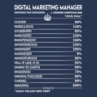 Digital Marketing Manager T  Digital Marketing Man Ladies Denim Jacket | Artistshot