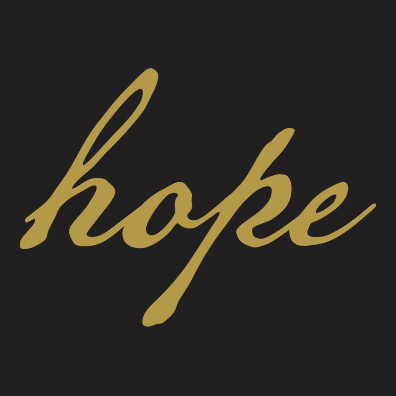 Gold Christmas Hope Minimal Typography Funny T-Shirt by bonitamella8 | Artistshot