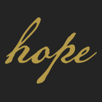 Gold Christmas Hope Minimal Typography Funny 3/4 Sleeve Shirt | Artistshot